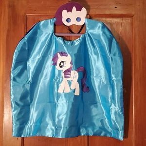 NEW Rarity My Little Pony Cape with Mask